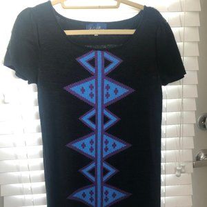 Francesca's Blue Rain Sweater Dress